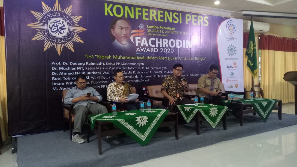 Muhammadiyah Gelar Anugerah Jurnalistik Fachrodin Award 2020